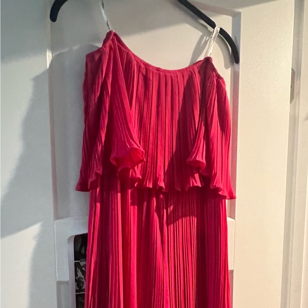 Hot pink jumpsuit worn once